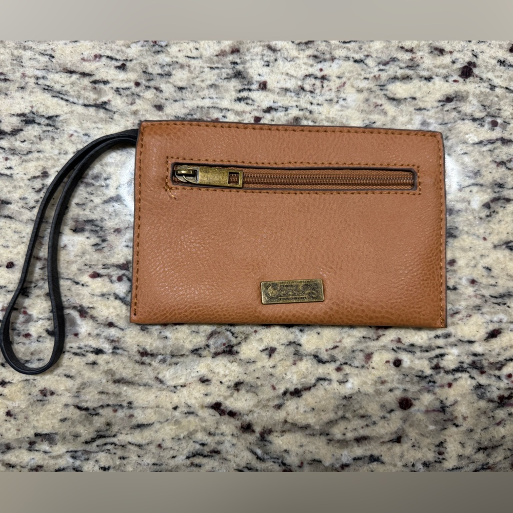 Carlos Santana - faux leather wristlet wallet